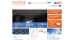 Desktop Screenshot of evolveenergysystems.com